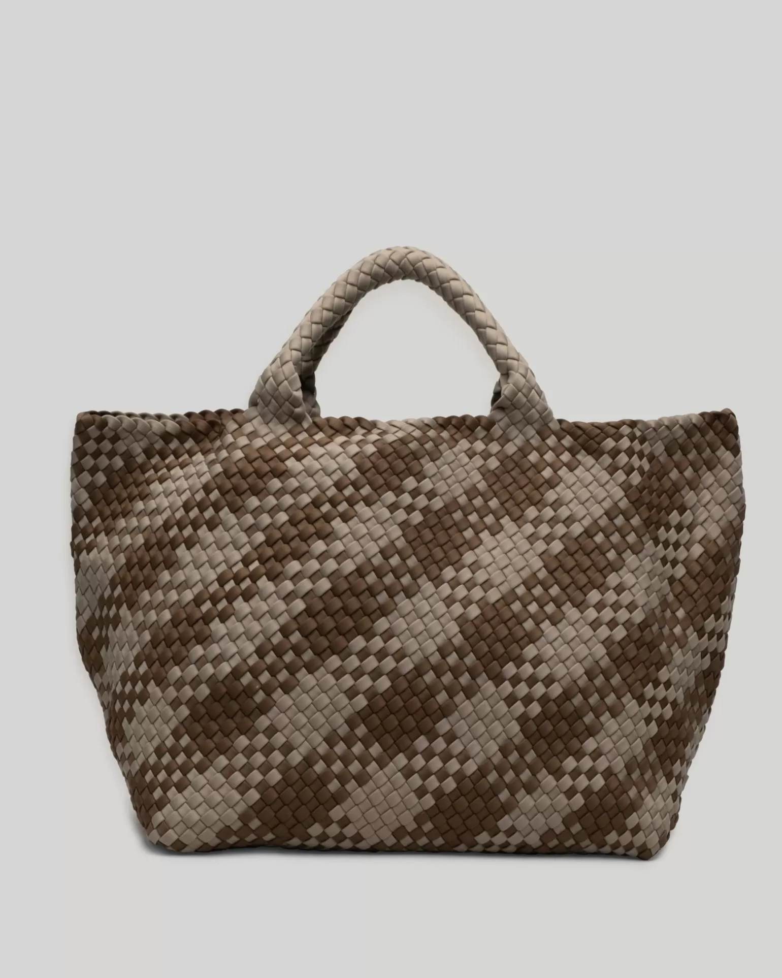 Shoulder Bags<NAGHEDI St. Barths Large Tote Plaid Driftwood