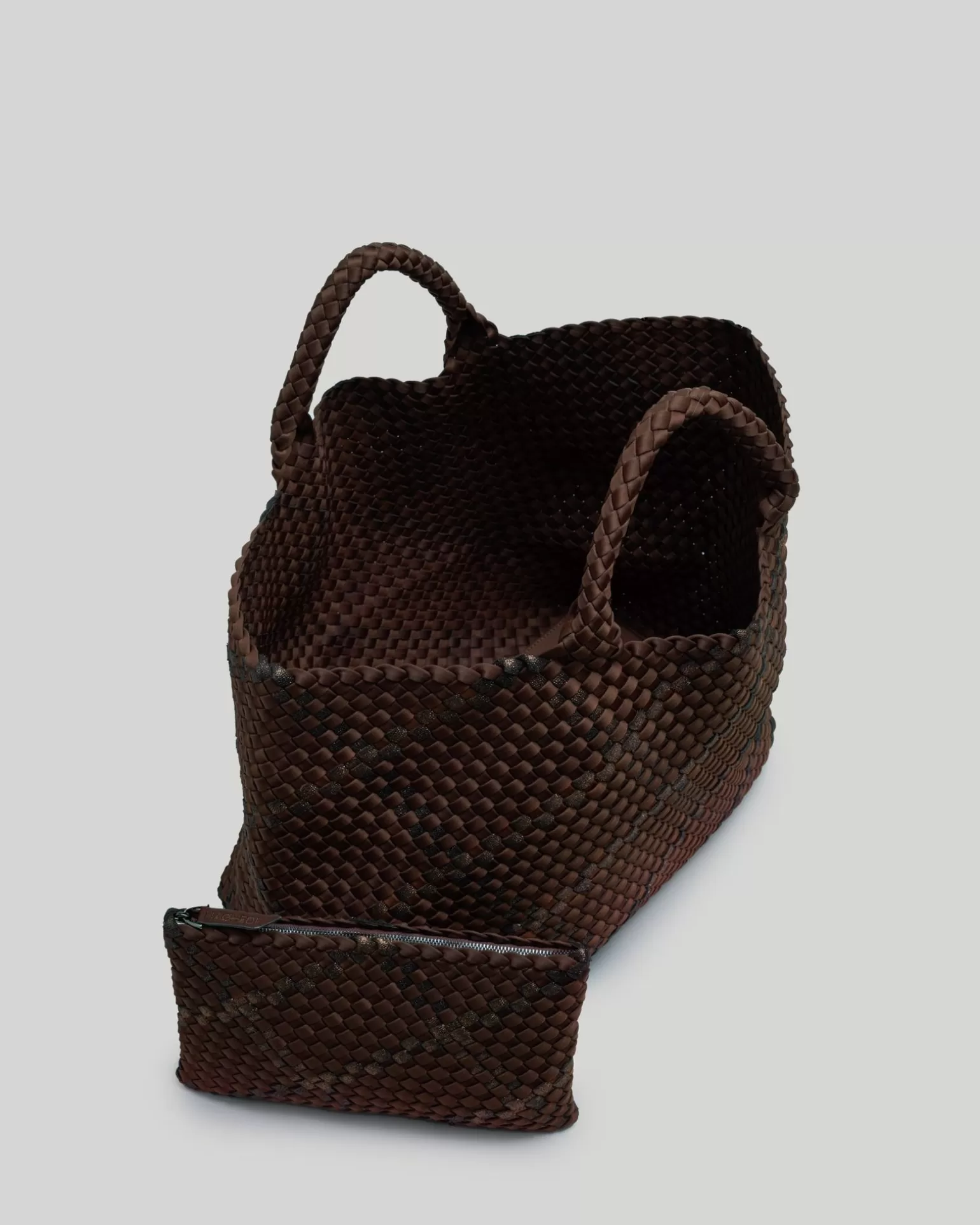 Shoulder Bags<NAGHEDI St. Barths Large Tote Plaid Umber