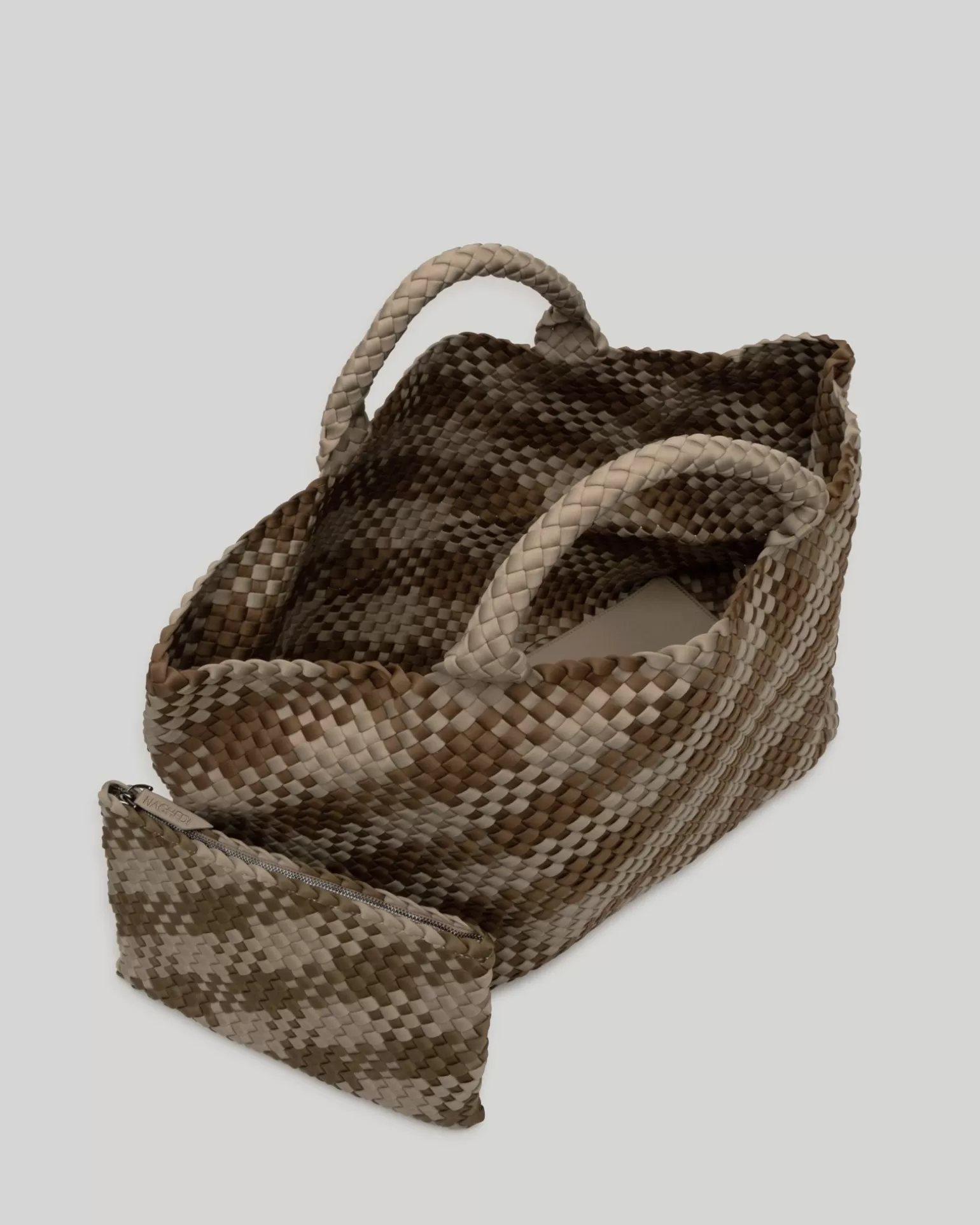 Shoulder Bags<NAGHEDI St. Barths Large Tote Plaid Driftwood