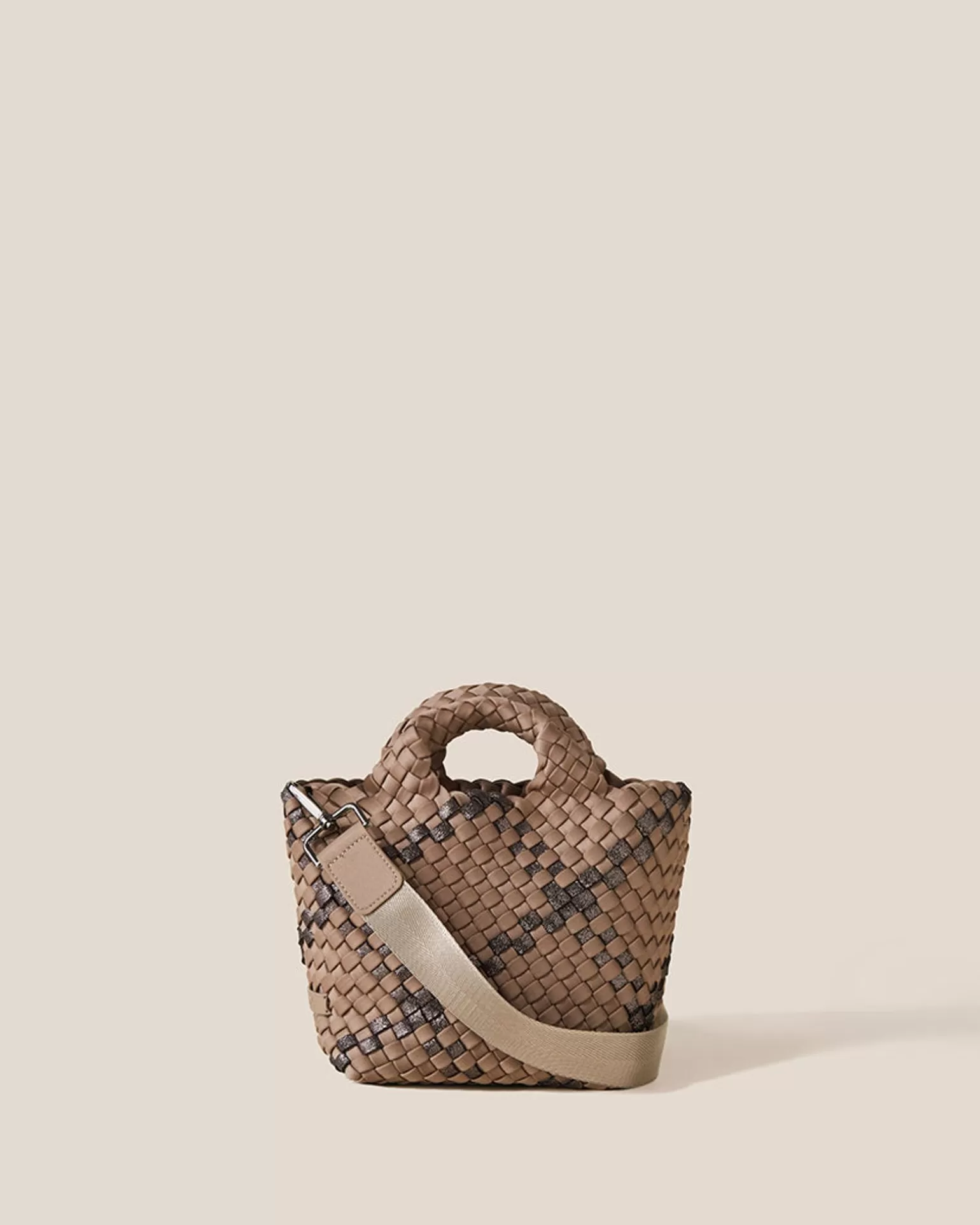 Totes<NAGHEDI St. Barths Petit Tote Plaid Mojave