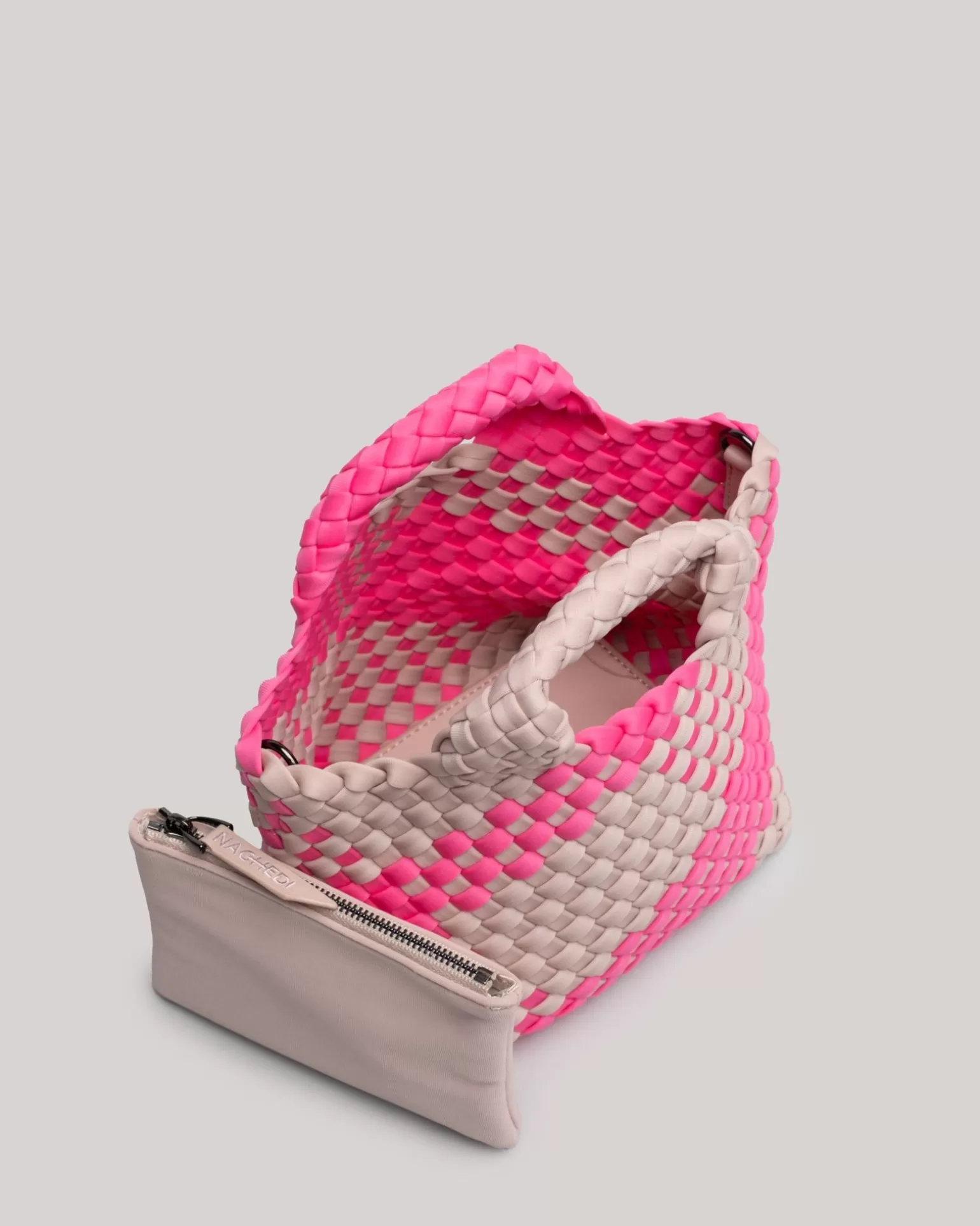 Totes<NAGHEDI St. Barths Petit Tote Plaid Isa